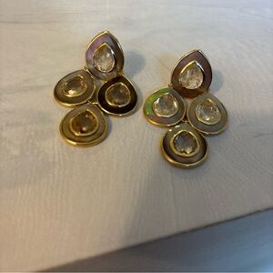 Ippolita chandelier mother of pearl and crystal earrings